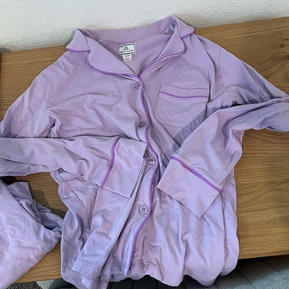 Petite Plume Luxe Pima Cotton Pajamas - Picture 3 of 5